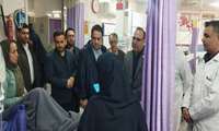 بازدید نوروزی رئیس دانشگاه علوم پزشکی ایران از بیمارستان امام سجاد(ع) شهریار