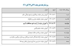 روز شمار هفته ملی دیابت 21 الی 27 آبان 1401