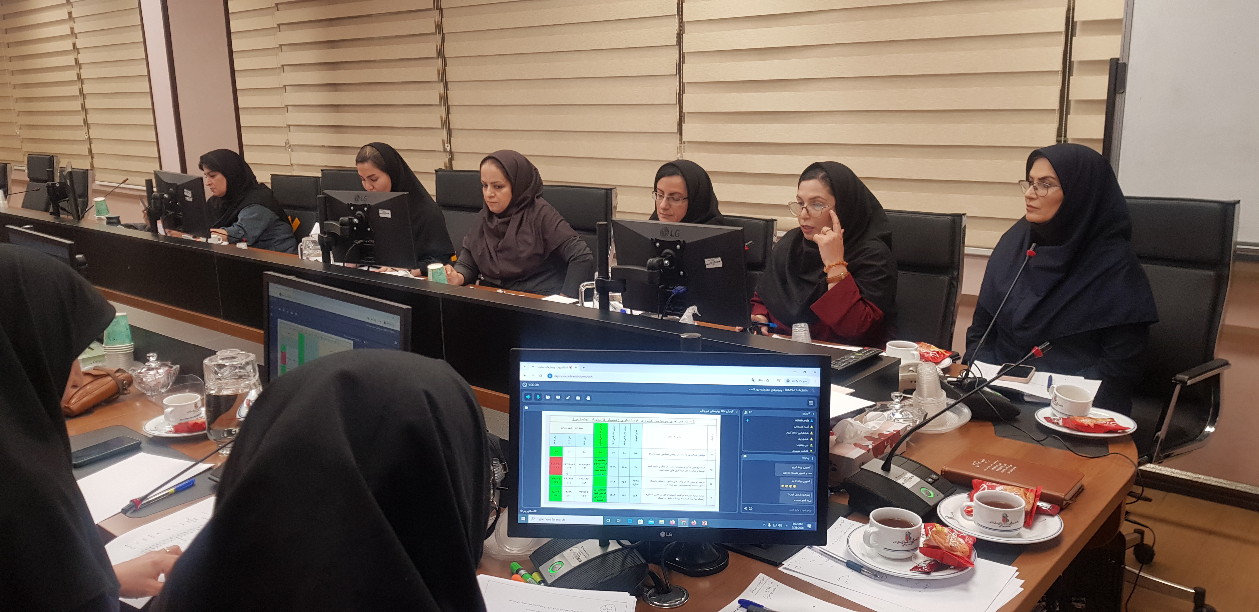 برگزاری نشست هماهنگی و گزارش عملکرد برنامه‌های بیماری‌های غیرواگیر در معاونت بهداشت دانشگاه علوم پزشکی ایران